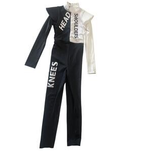 Weissmans Showtime Costume Dance Head Shoulders Knees Toes One Piece Size LC 14